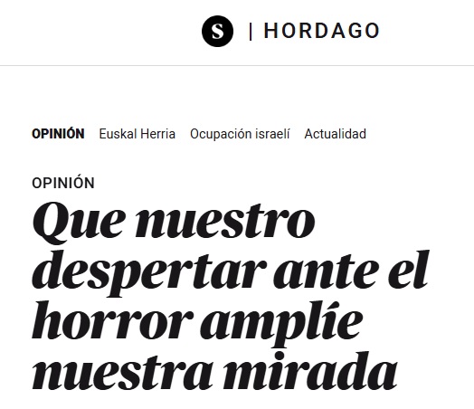 Que nuestro despertar ante el horror amplíe nuestra mirada